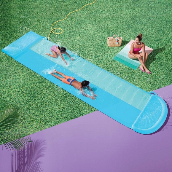 New In Box Sun Squad: 2-Lane Water Slide - Picture 1 of 7